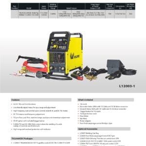 A page from the welding equipment catalog.