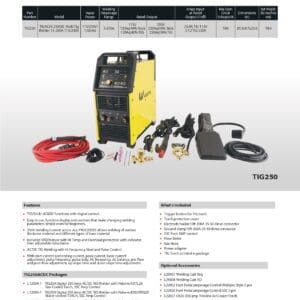 A page from the welding equipment catalog.